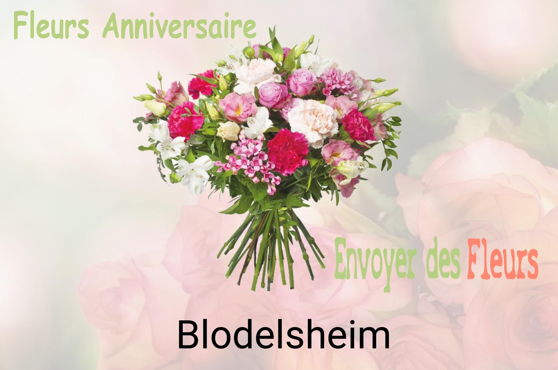Bouquet de fleurs d’anniversaire livré à Blodelsheim