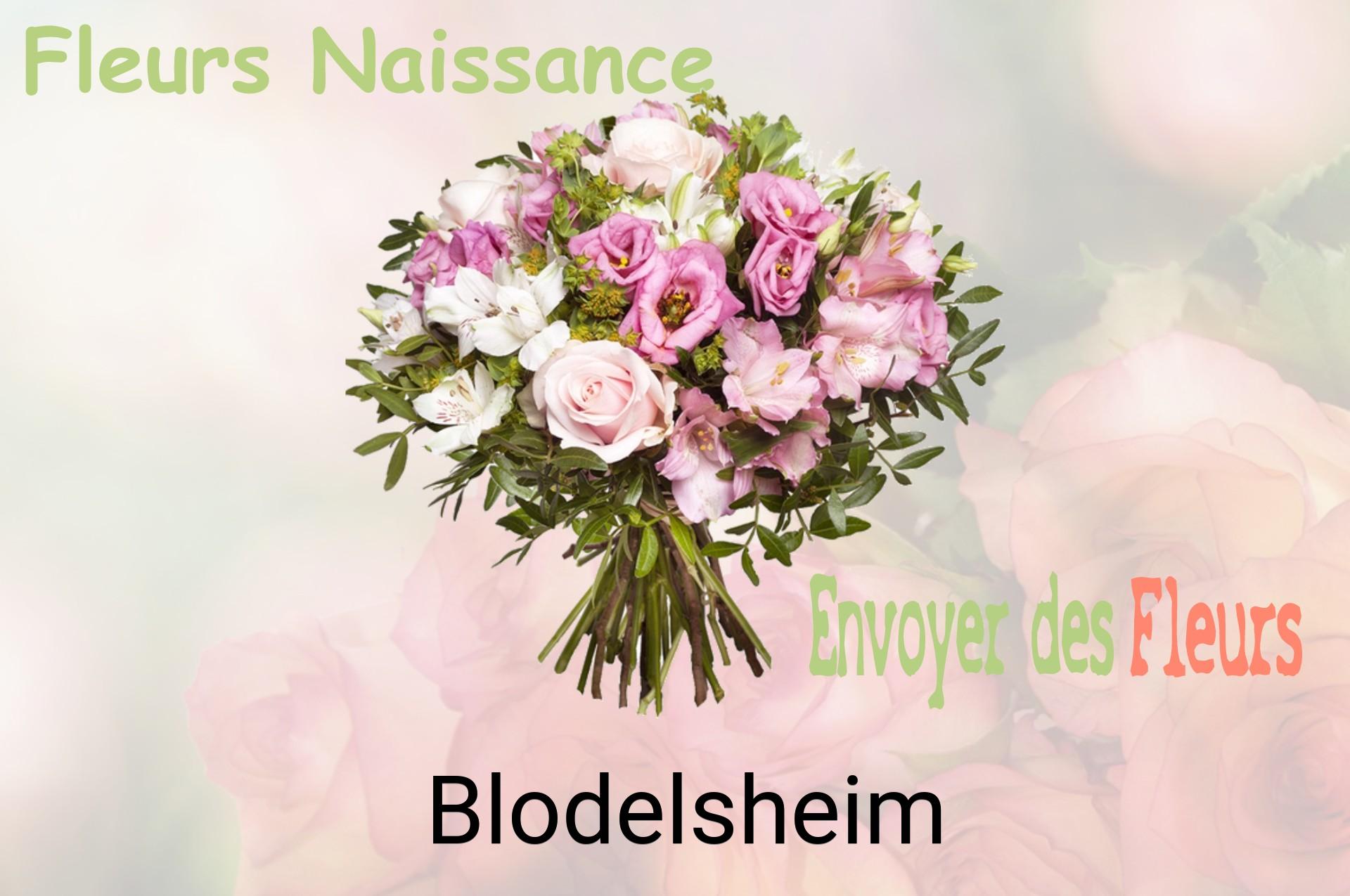 Bouquet de fleurs de naissance livré à Blodelsheim